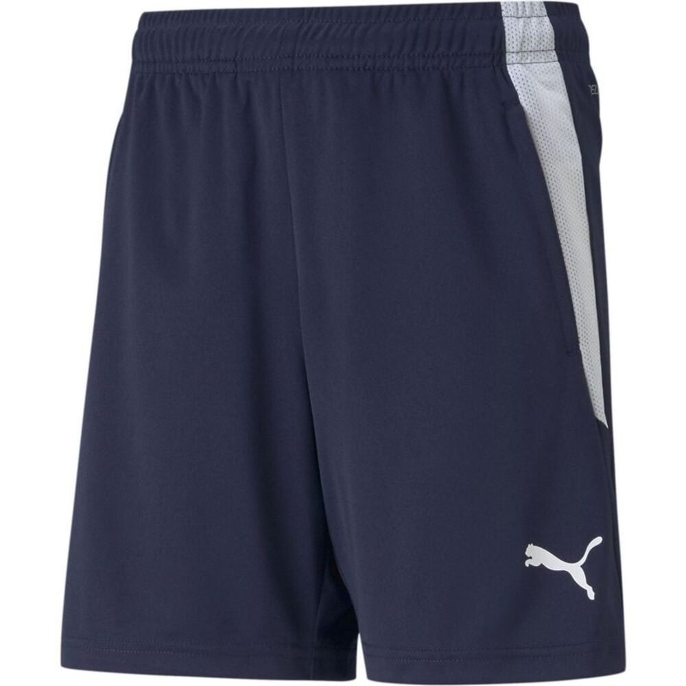Puma Childrens/Kids Team Liga Training Football Shorts / Peacoat/White